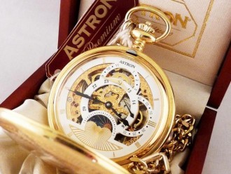 Ceas de buzunar Astron 17 Rubine Premium A 5369-6 mecanic