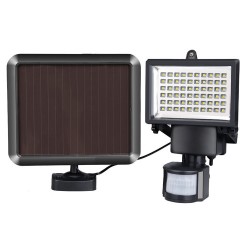 Sistem Solar cu Reflector Led putere 1500 lumeni (120Led) si Senzor de Miscare
