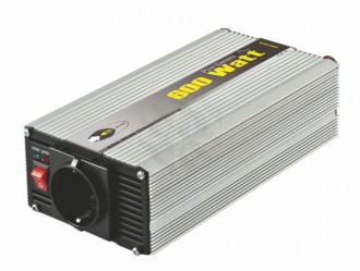 Invertor de tensiune cu sinusoida pura 1200W max, 600W continua 24V Germany