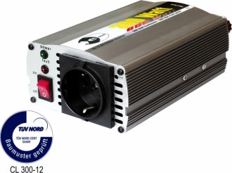 Invertor de tensiune e-Ast 600W max, 300W 12V cont. Germany