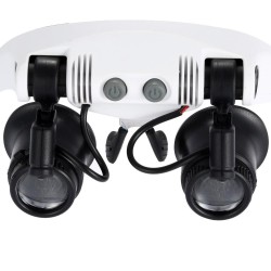 Lupa Ochelari cu 4 Mariri duble diferite 10X 15X, 20X, 25X cu Led 9892G-3A