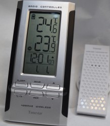 Termometru Ceas cu Radio Control Fara Fir cu Wireless Timestar TE279NL