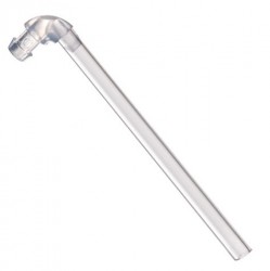Tub Silicon pentru aparat auditiv cu cot de plastic