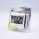 Ceas electronic cu termometru si higrometru interior exterior
