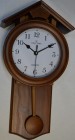 Ceas Perete cu Pendul Lemn Quartz Tiko Time 7596-0