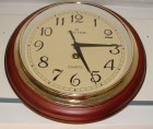 Ceas perete lemn Tiko Time quartz 7587-5