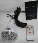 Lampa cu leduri solar si telecomanda GD-5016