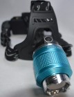 Lanterna  Cap T6 Lumina Dubla Cu Doua Acumlatori CREE 50000W BL-2199 AL
