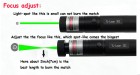 Lanterna Laser Verde 3000mW foate puternic cu Focus