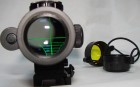 Luneta cu reticul de luminat verde si rosu 4x25 si laser JGBGM6