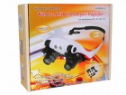 Lupa Ochelari cu 4 Mariri duble diferite 10X 15X, 20X, 25X cu Led 9892G-3A