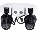 Lupa Ochelari cu 4 Mariri duble diferite 10X 15X, 20X, 25X cu Led 9892G-3A